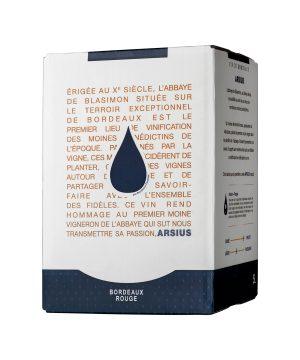 Arsius / Bordeaux rouge / BIB / 10L