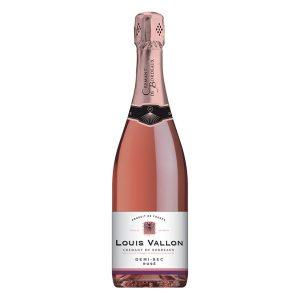 Louis Vallon / Crémant de Bordeaux rosé demi-sec / 0,75L