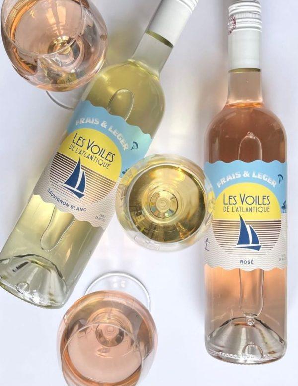 LES VOILES DE L'ATLANTIQUE 9% / IGP ATLANTIQUE BLANC / NM / 0,75L – Image 2