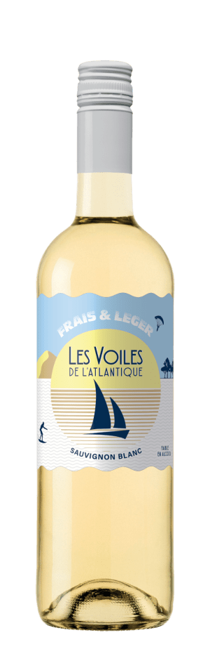 LES VOILES DE L'ATLANTIQUE 9% / IGP ATLANTIQUE BLANC / NM / 0,75L