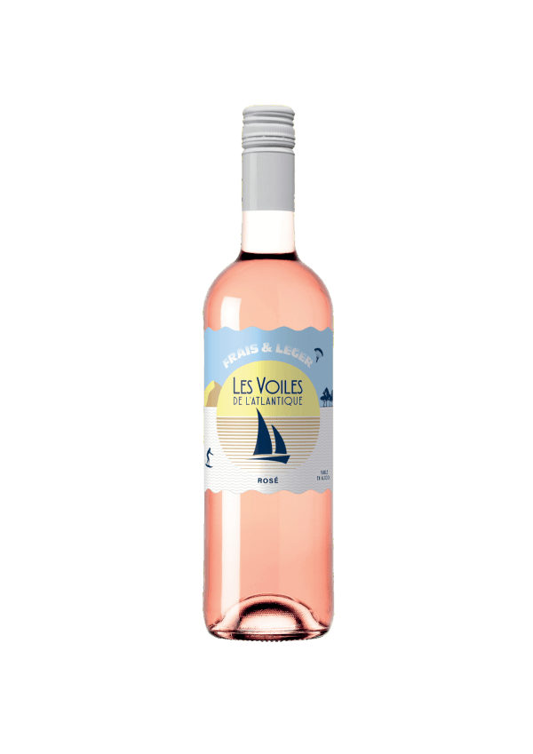 LES VOILES DE L'ATLANTIQUE 9% / IGP ATLANTIQUE ROSE / 0,75L