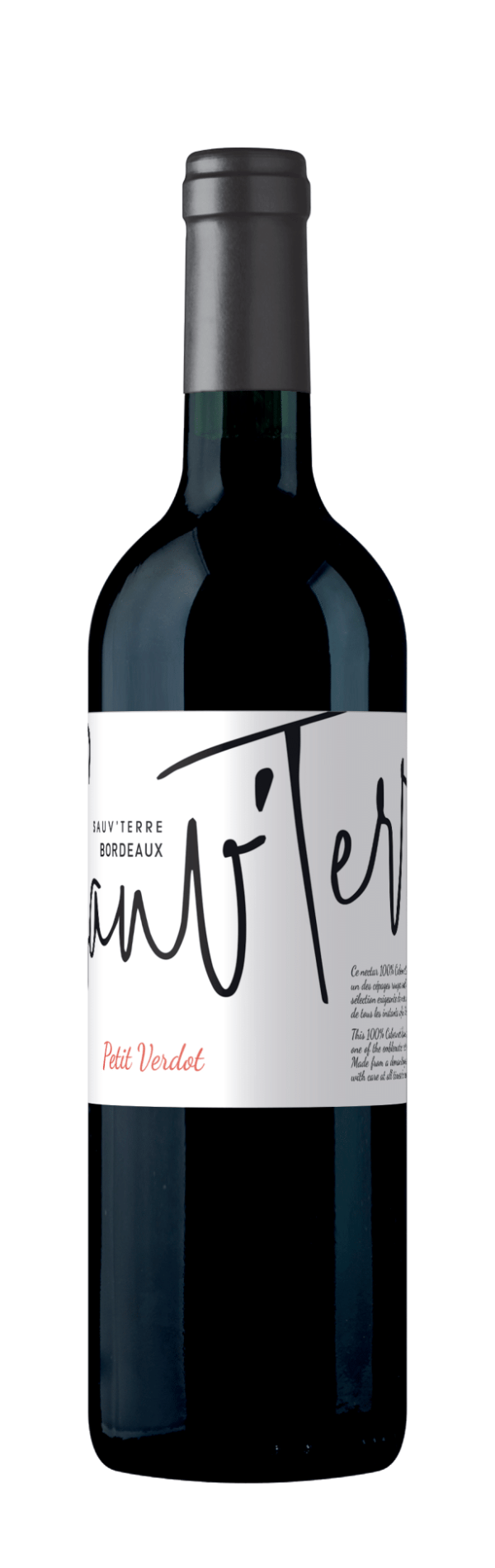 SAUV'TERRE PETIT VERDOT / BORDEAUX ROUGE / 2021 / 0,75L